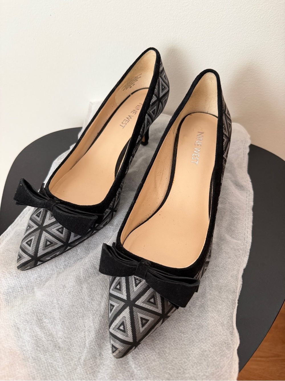 Nine West kitten heel pumps